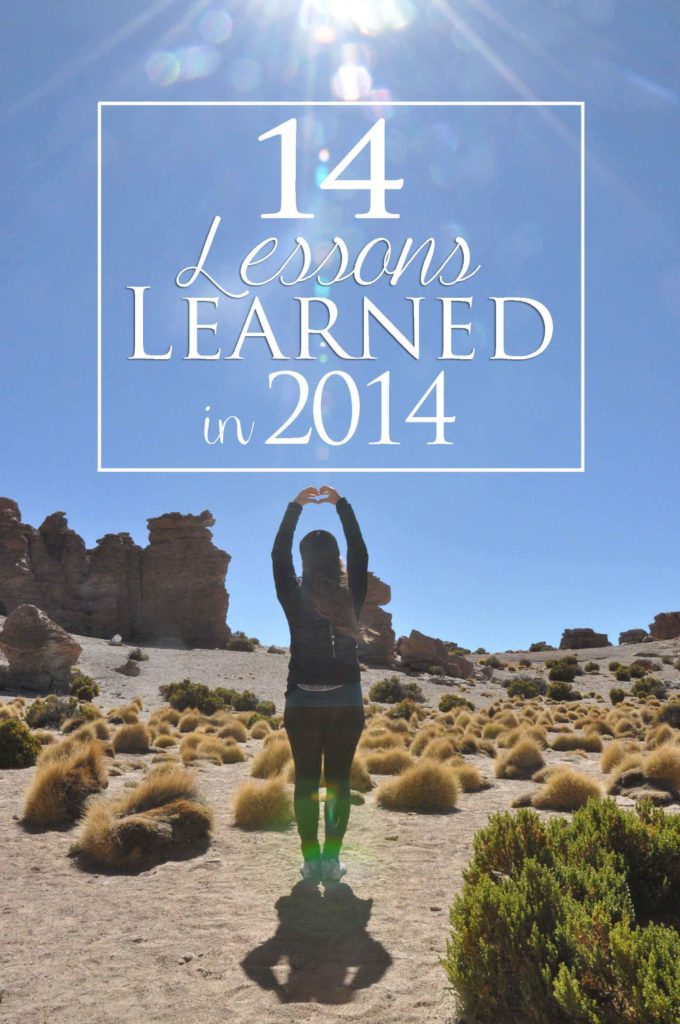 14 Lessons Learned in 2014