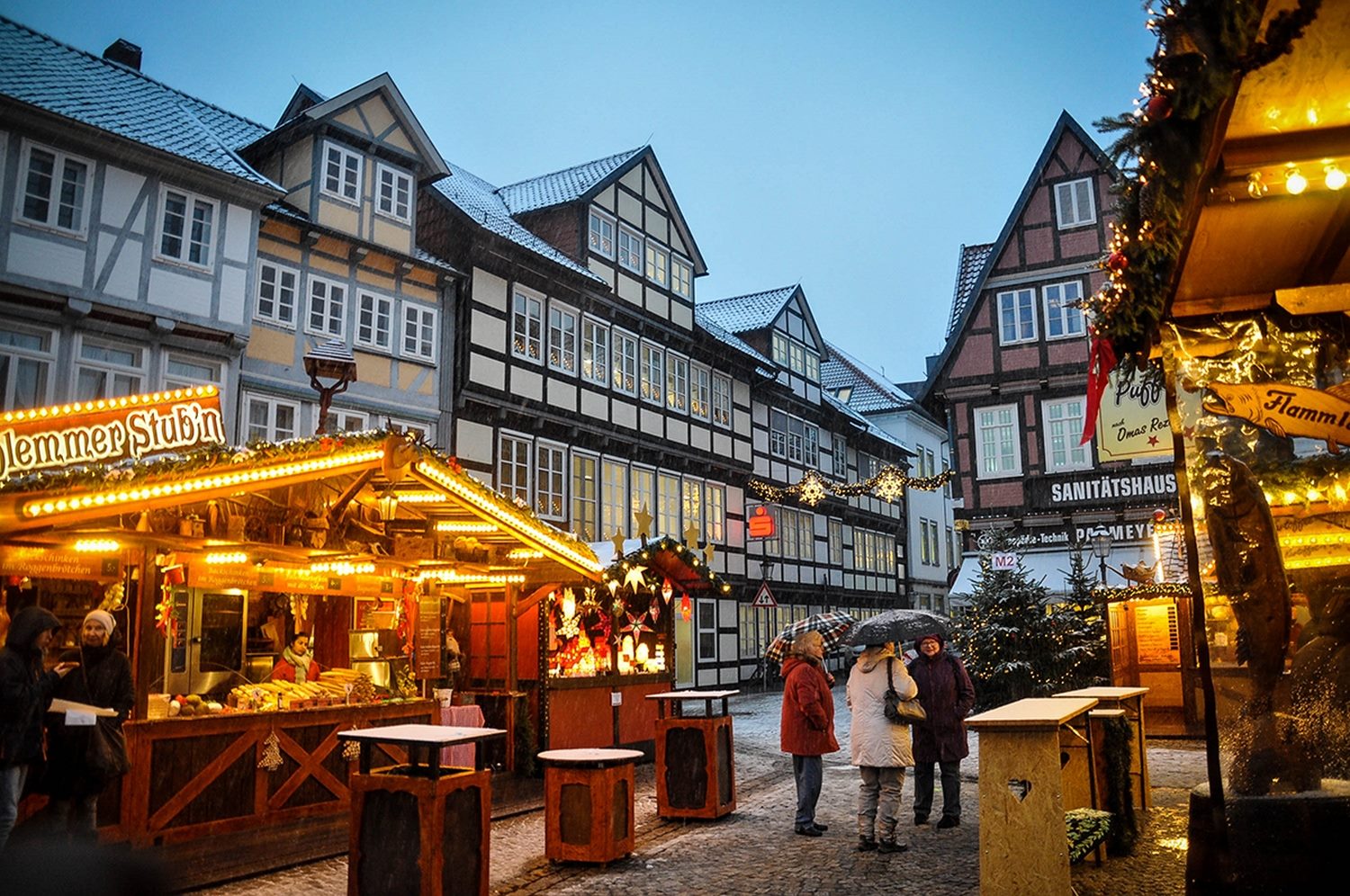 世界各地可持续旅游的例子|圣诞市场德国Celle