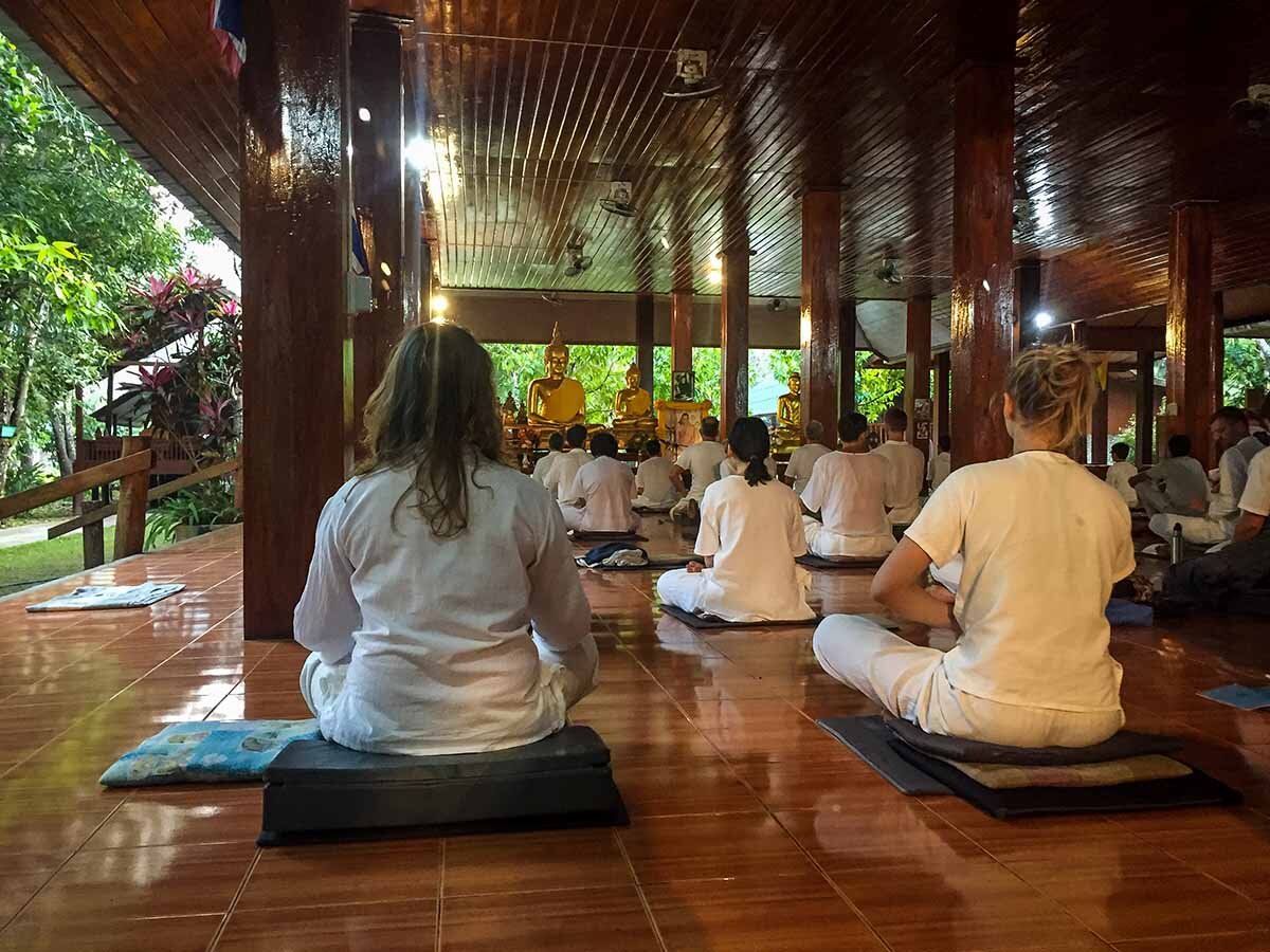 冥想静修泰国森林修道院wpa Tam Wua坐坐冥想