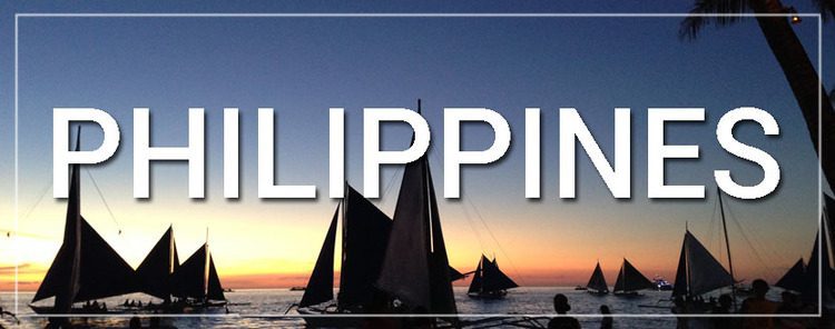 菲律宾帆船日落