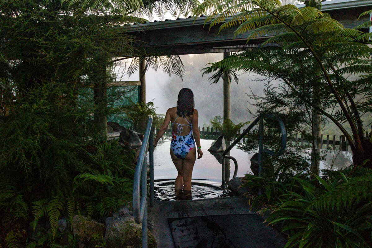 新西兰Campsite: Waikite Valley Hot Pools Campsite | Image by Where in the World is Nina
