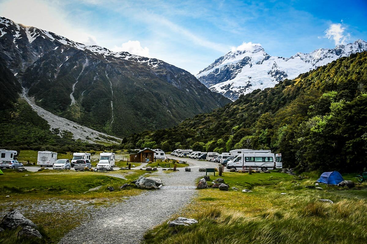 新西兰Campsites: White Horse Hill Campground