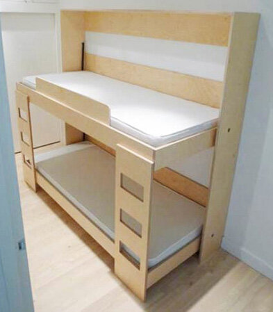 camppervan Beds | Dumbo Double Murphy Bed由Roberto Gil设计