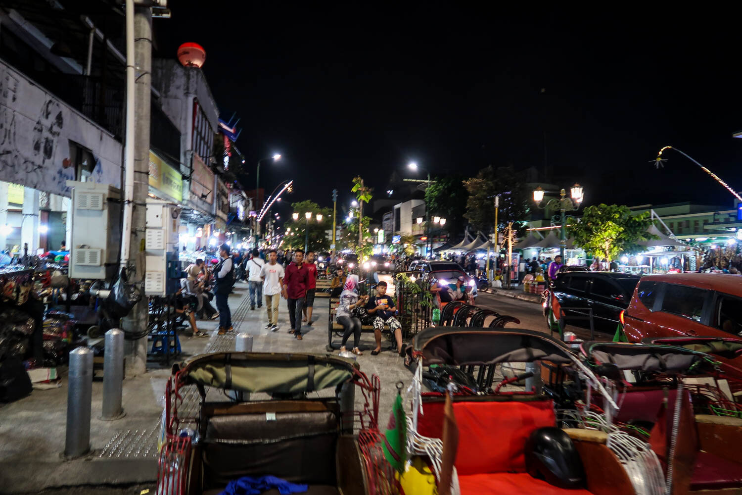 爪哇日惹的Malioboro街