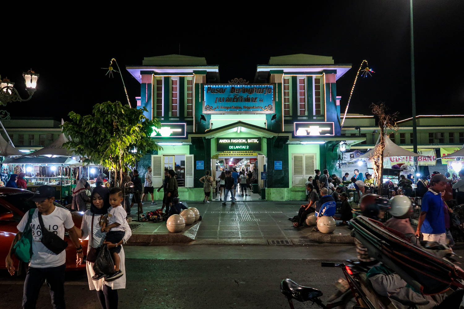 爪哇日惹拜林哈霍当地市场