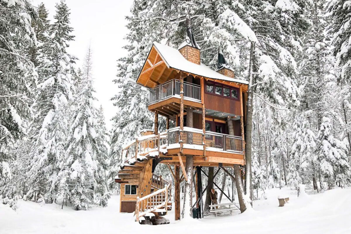 独特的Airbnb选项|树屋蒙大拿州