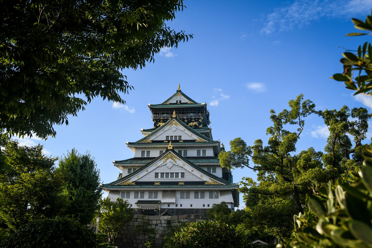 廉价的日本大阪城堡