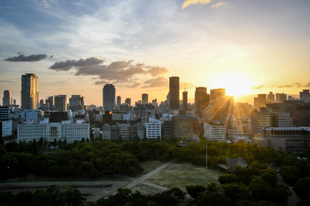 内幕提示:你可以从大阪城的观景台看到这幅景象。更多信息见第9条!