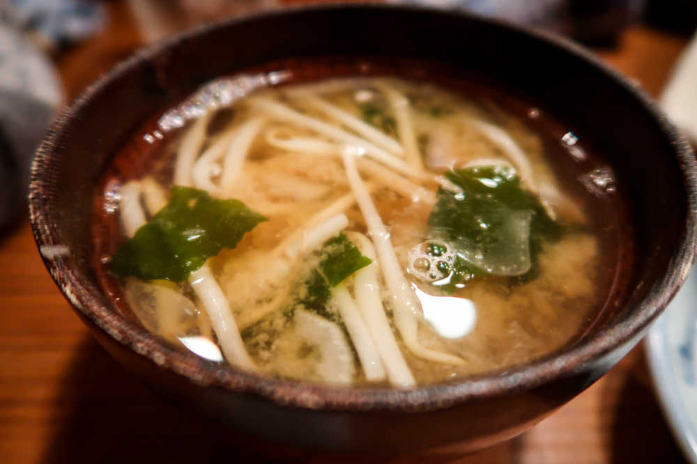 日本料理味增汤