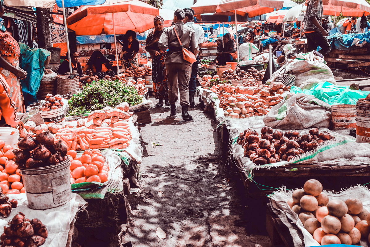 坦桑尼亚阿鲁沙的市场