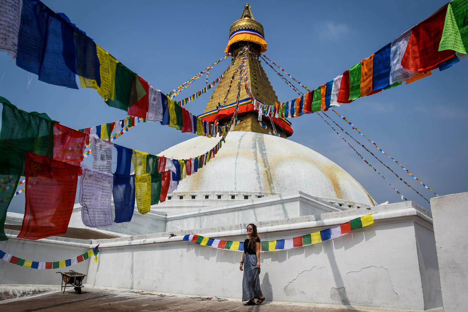 在尼泊尔要做的事情:加德满都的Boudhanath佛塔