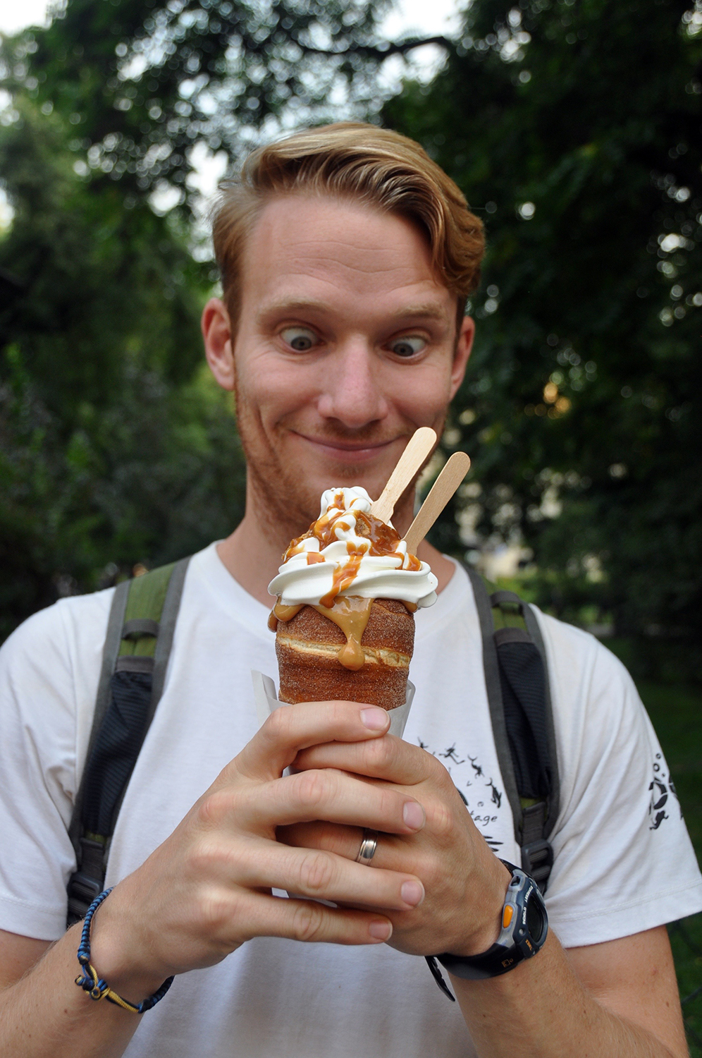 在波兰做什么吃冰淇淋烟囱蛋糕