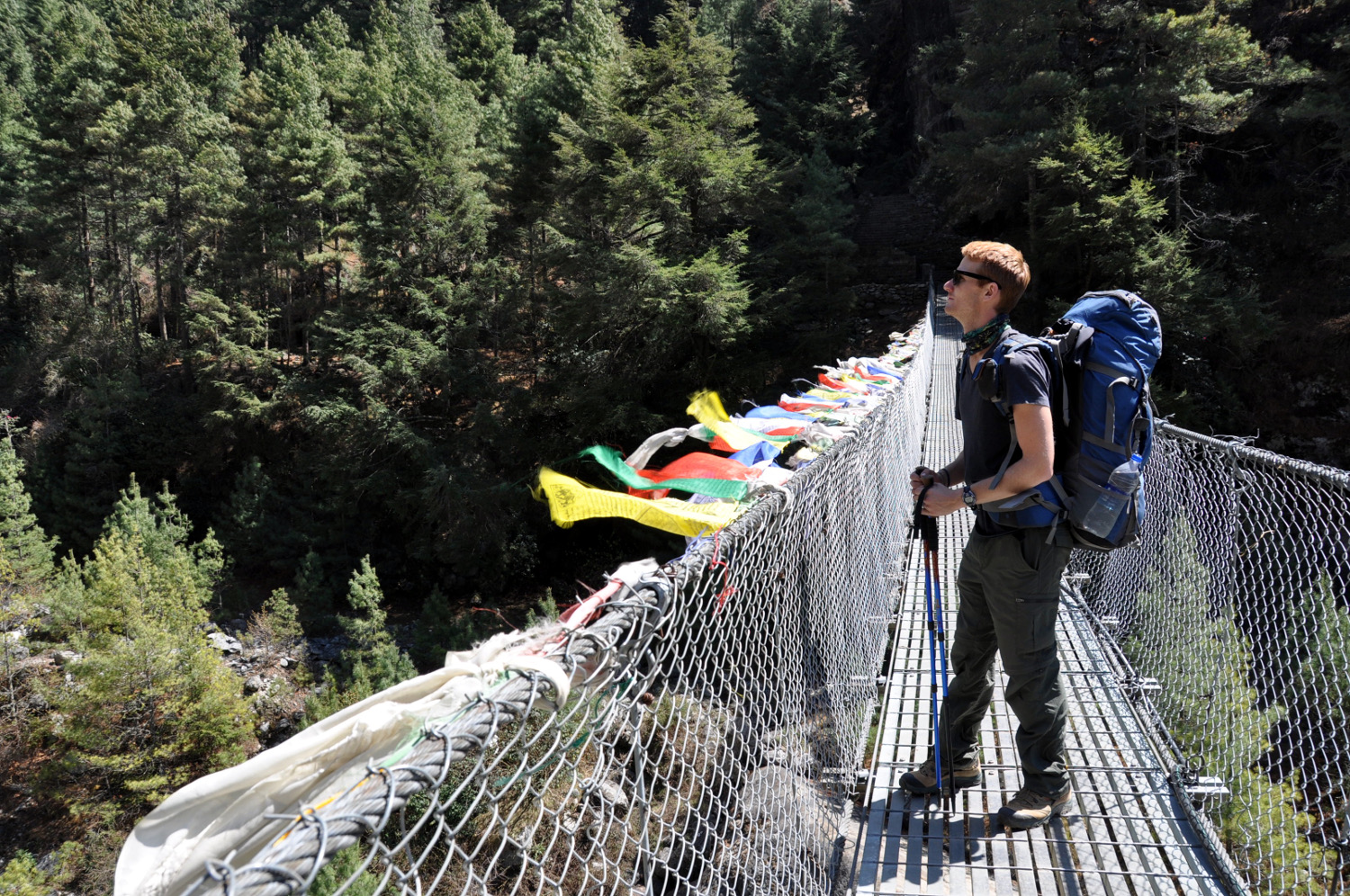 吊桥完美珠峰大本营徒步行程