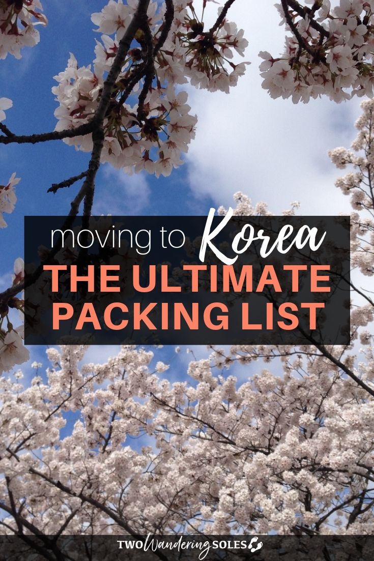 搬到韩国:终极打包清单|两个流浪鞋底华体会吧