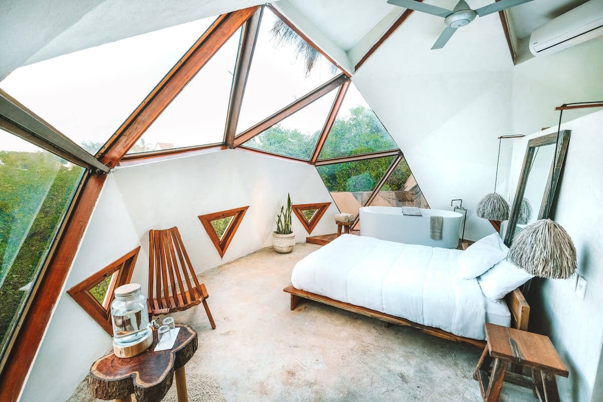 Tulum Airbnbs |测地线圆顶