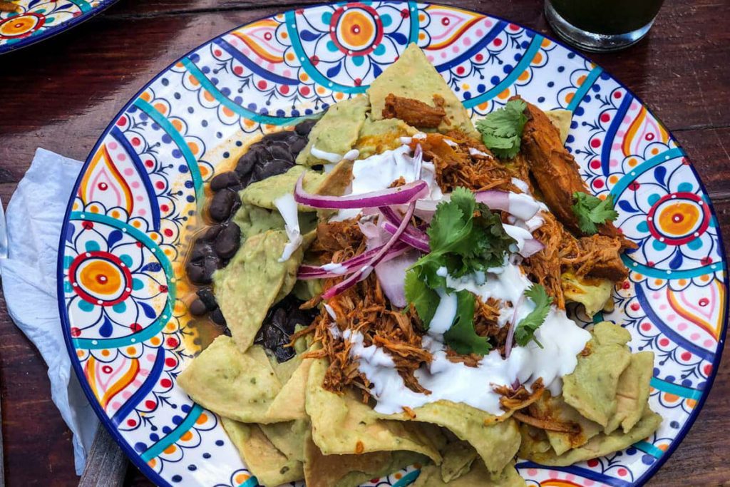 墨西哥食物| Chilaquiles