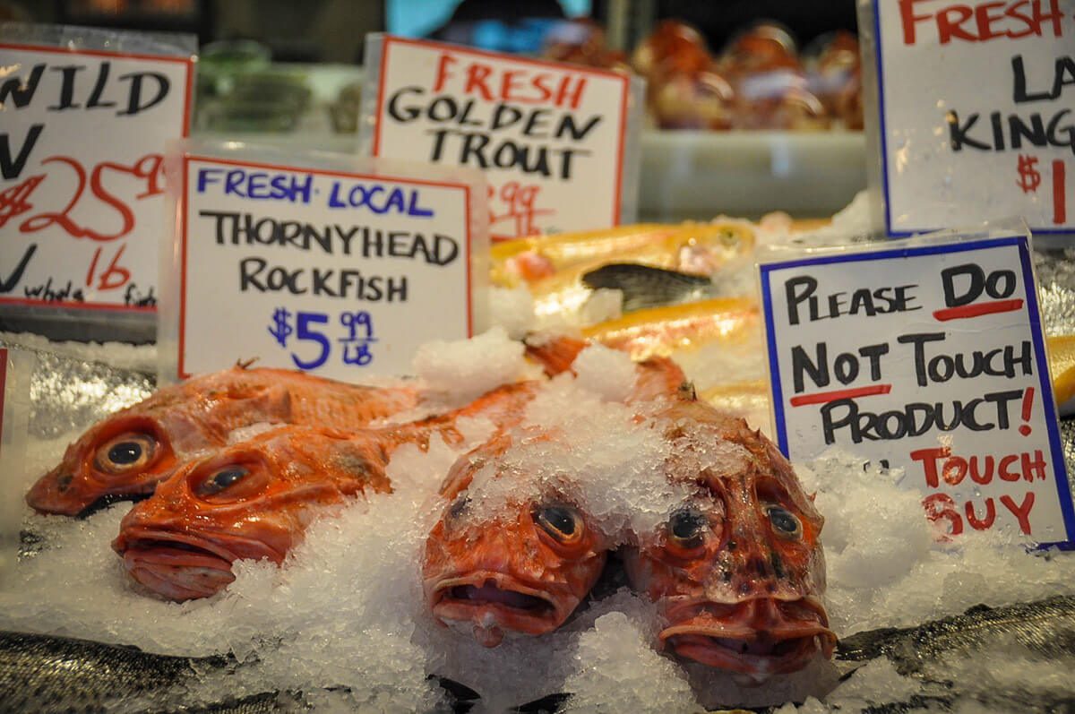 西雅图派克鱼市场