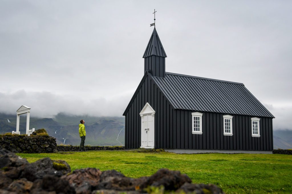Búðakirkja冰岛半岛Snæfellsnes