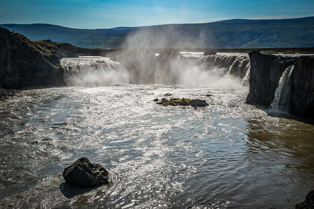 冰岛ðafoss瀑布