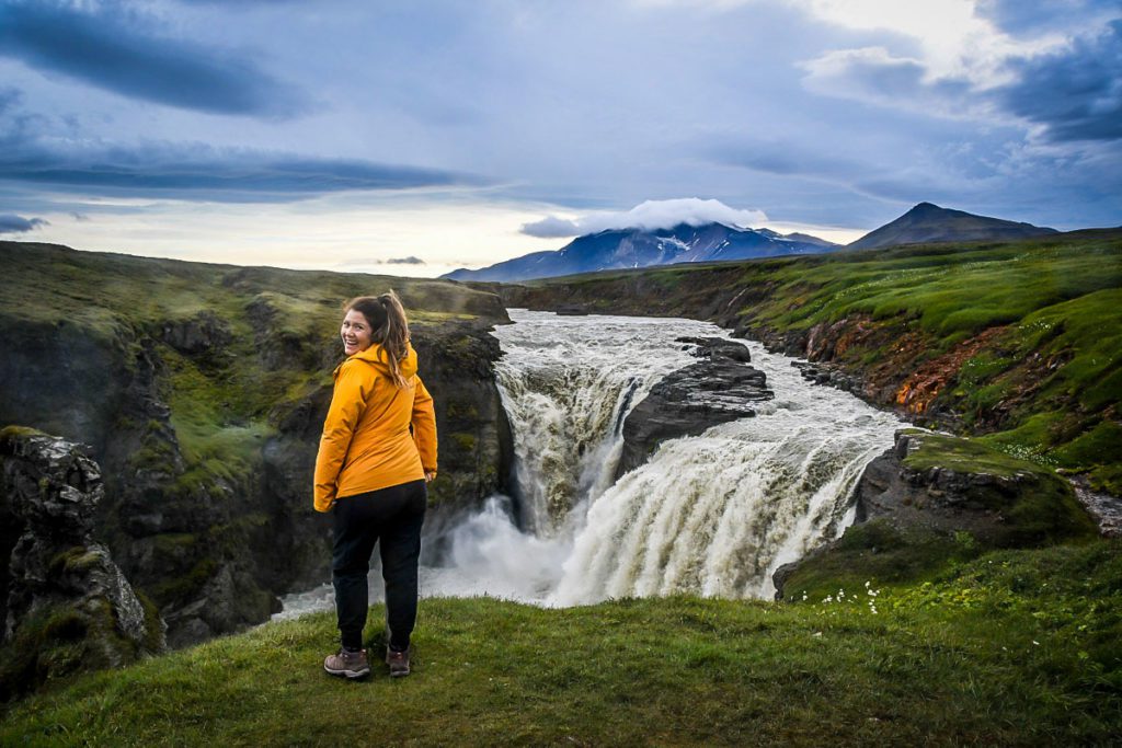 瀑布圆冰岛