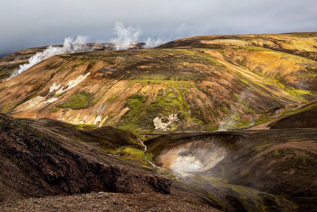 冰岛洛加维格小径地热网络