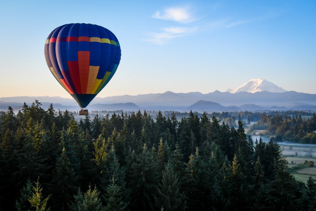 西雅图热气球飞行