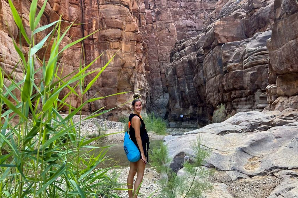 Wadi Mujib峡谷徒步旅行