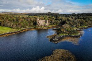 邓维根城堡，苏格兰的天空岛