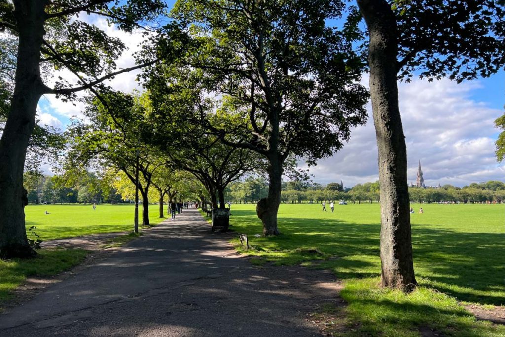 苏格兰爱丁堡草地公园
