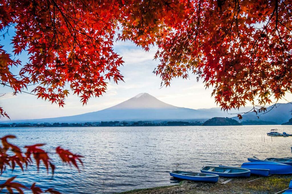 川口湖富士山
