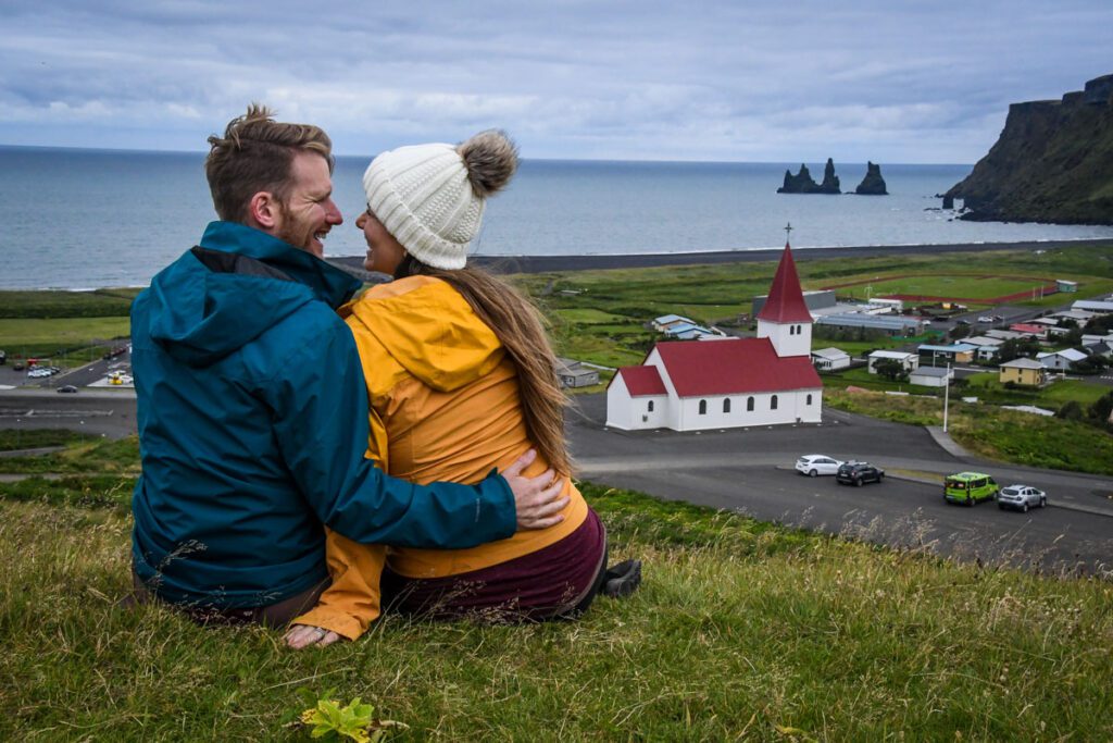 维克冰岛教堂景观
