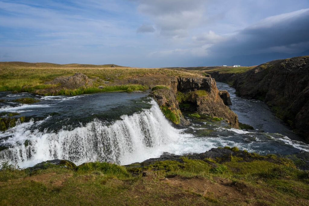 冰岛的雷克雅弗斯瀑布
