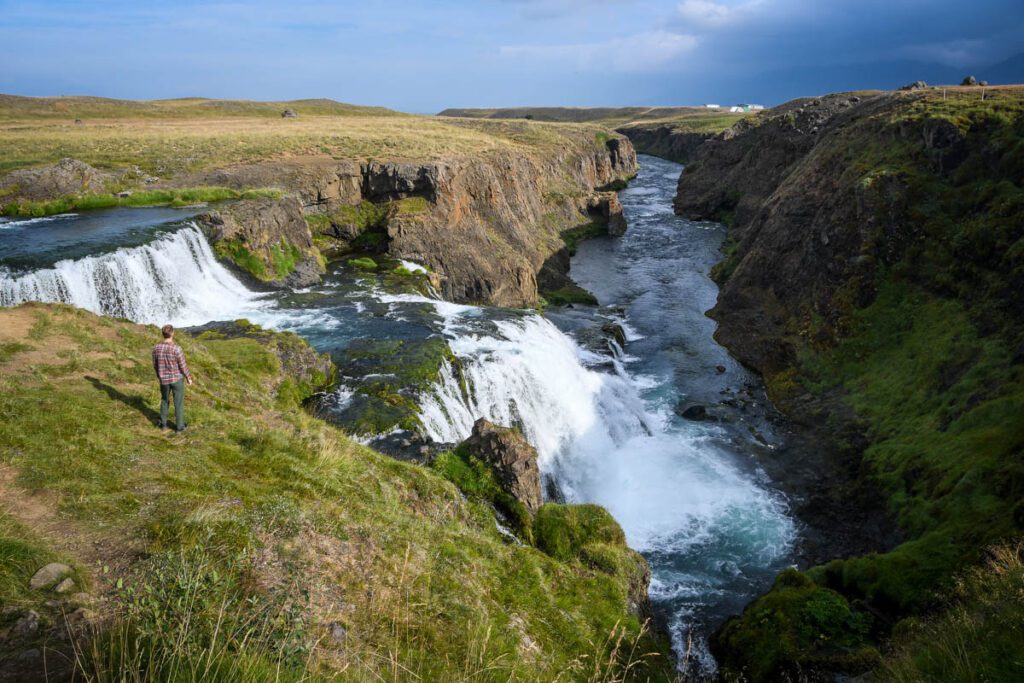冰岛的雷克雅弗斯瀑布