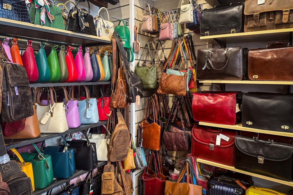 Leather goods Florence Italy