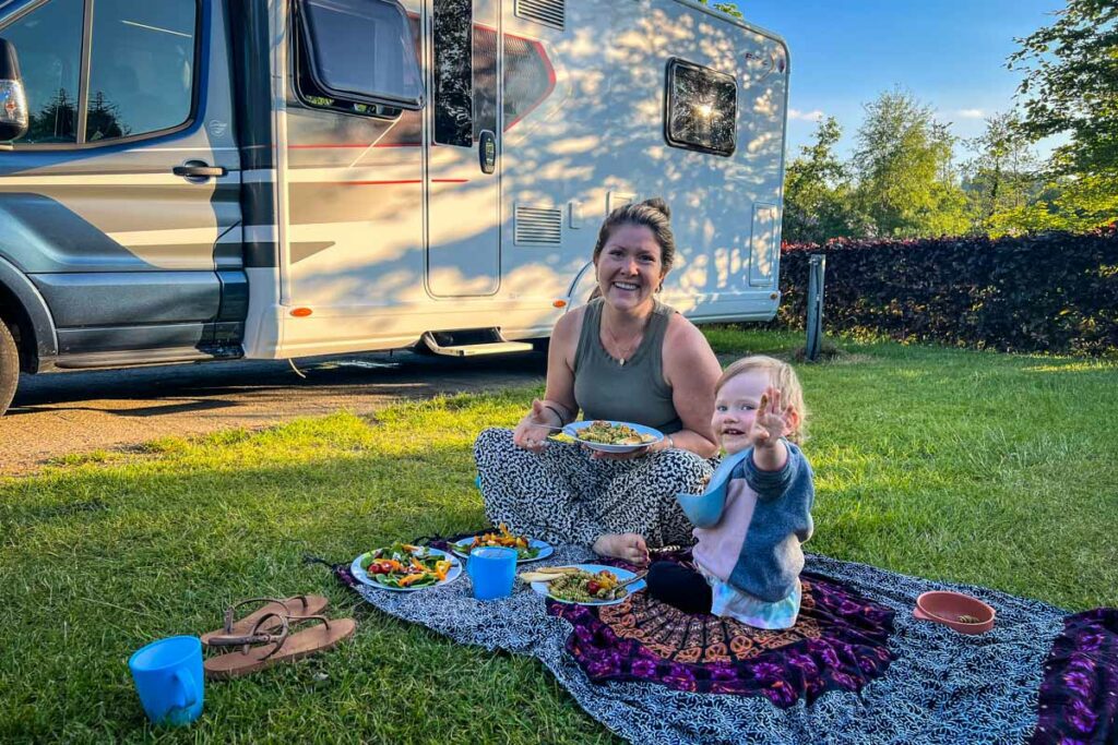 Campervan with baby Ireland