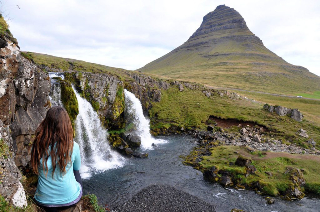 冰岛Kirkjufellsfoss瀑布