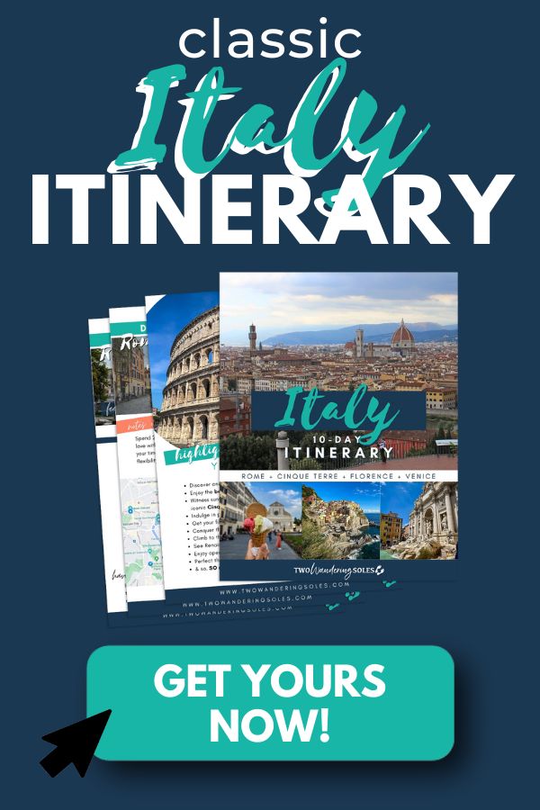 Classic Italy Itinerary mobile banner